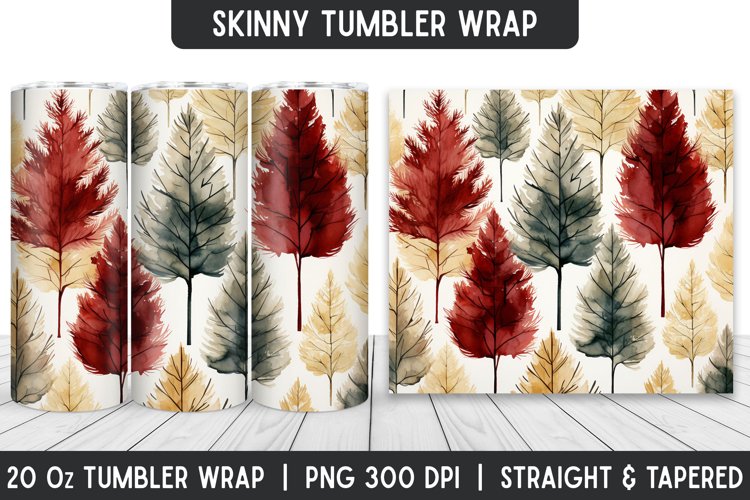 Flower Tumbler Wrap | 3D Sublimation | Skinny Tumbler