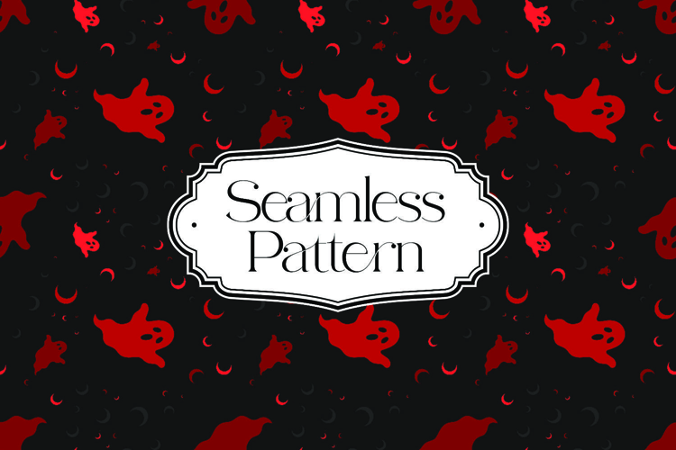 Halloween Seamless Pattern, Digital Paper