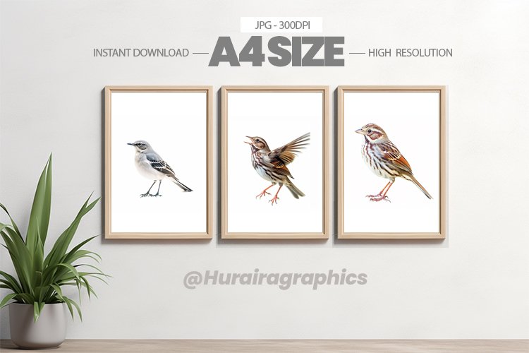 Bird Wall Art - 03 Variations example image 1