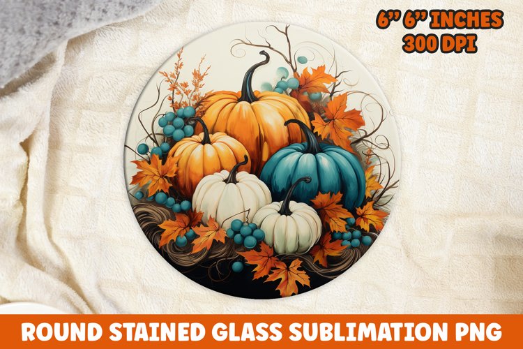 Halloween Round Sublimation| Sublimation | Pumpkin | Fall