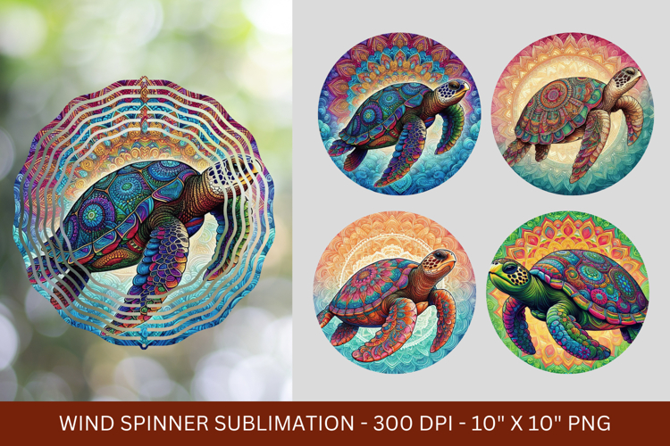 wind spinner - sea turtle