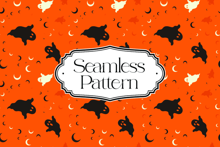 Halloween Seamless Pattern, Digital Paper