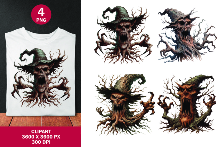 halloween clipart png - spooky tree