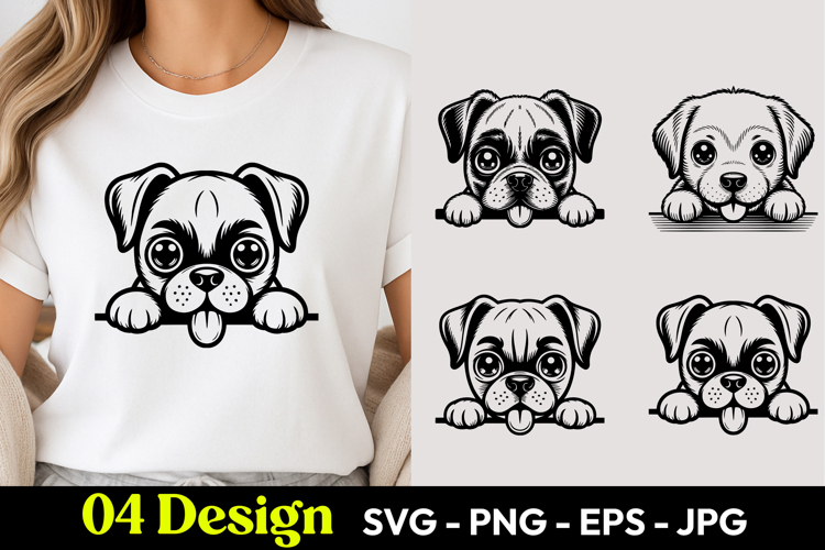 Bulldog Puppy SVG PNG