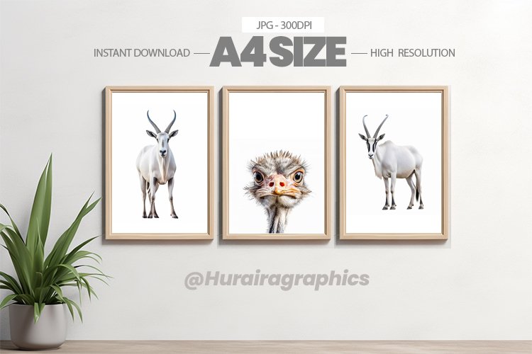 Animal Wall Art - 03 Variations example image 1