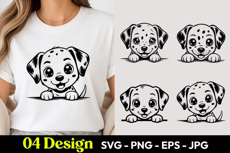 Dalmatian Puppy SVG PNG
