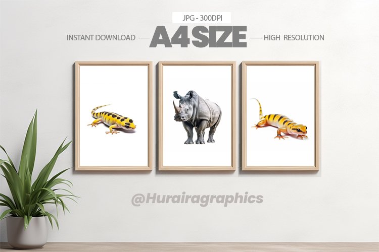 Animal Wall Art - 03 Variations example image 1