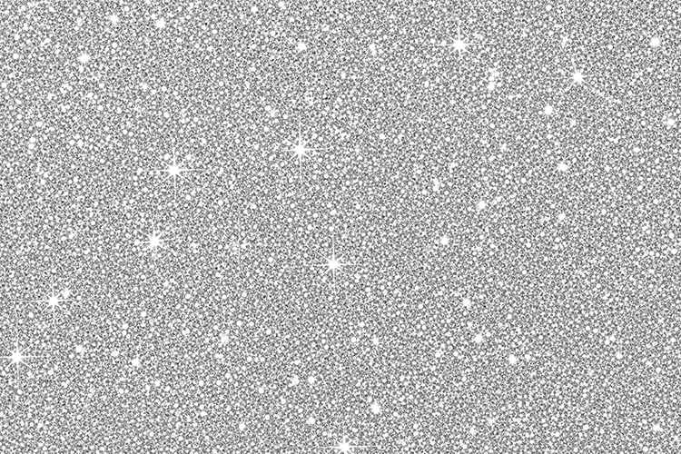 Silver Glitter Background