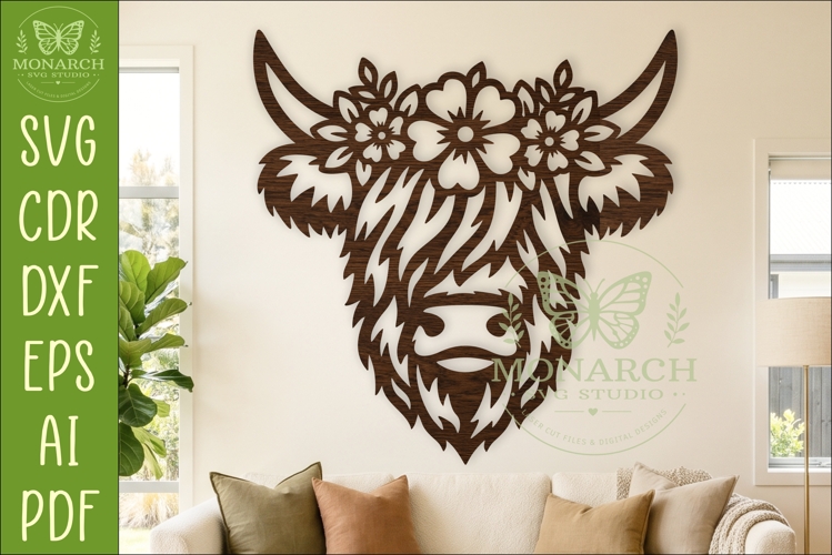 Highland Cow Svg Image 21