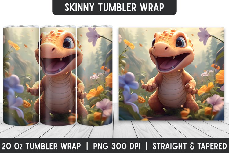 Tumbler Sublimation Wrap | 3D Sublimation | Skinny Tumbler