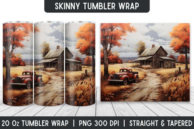 Fall Tumbler Wrap Image 16