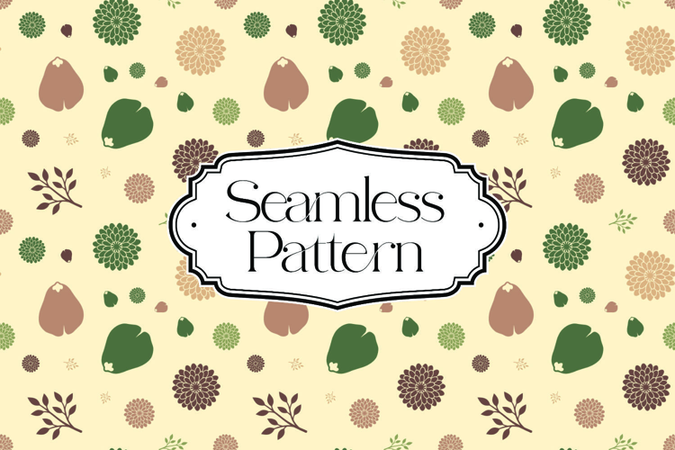 Fall Autumn Seamless Pattern, Digital Paper