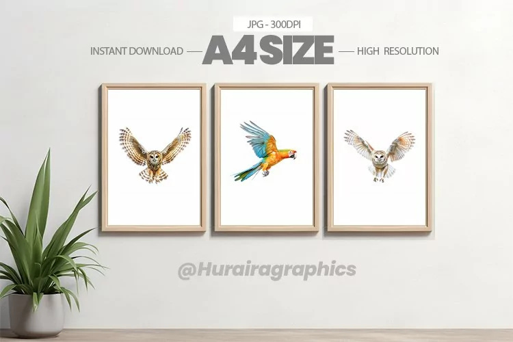Bird Wall Art - 03 Variations