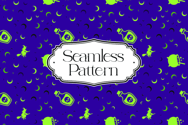 Halloween Seamless Pattern, Digital Paper