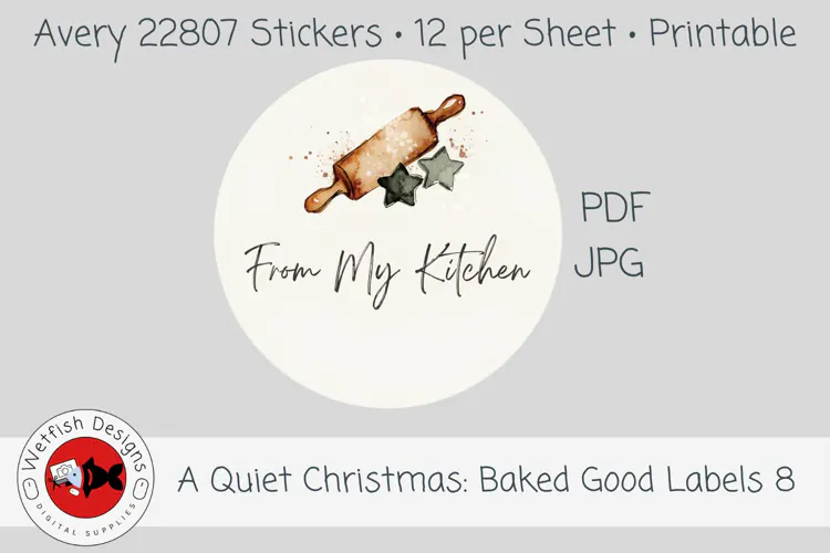 Christmas Baked Goods Printable Labels 8