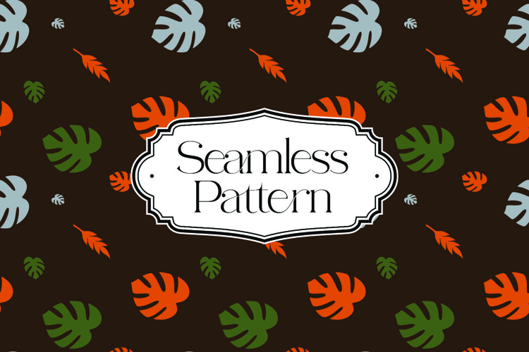 Fall Autumn Seamless Pattern, Digital Paper