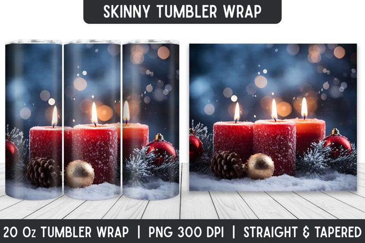 Christmas Tumbler Wrap