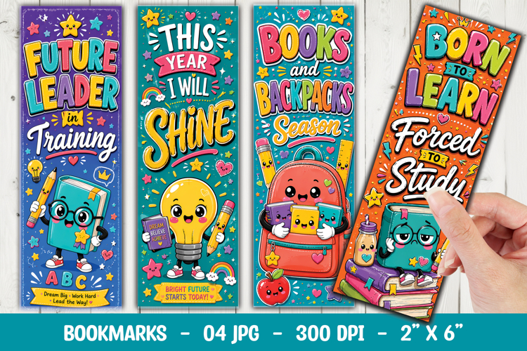 Kawaii Bookmark Sublimation