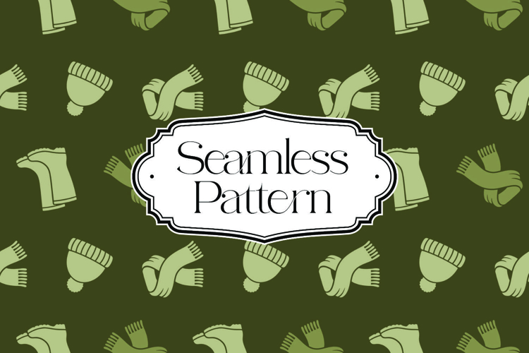 Fall Autumn Seamless Pattern, Digital Paper example image 1