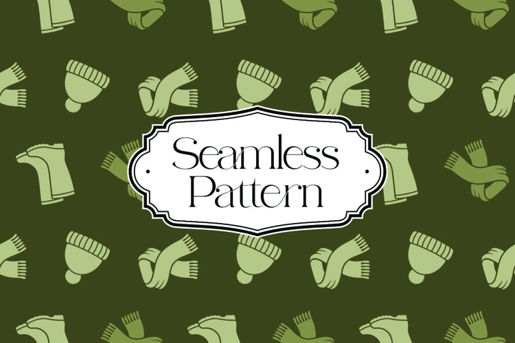 Fall Autumn Seamless Pattern, Digital Paper