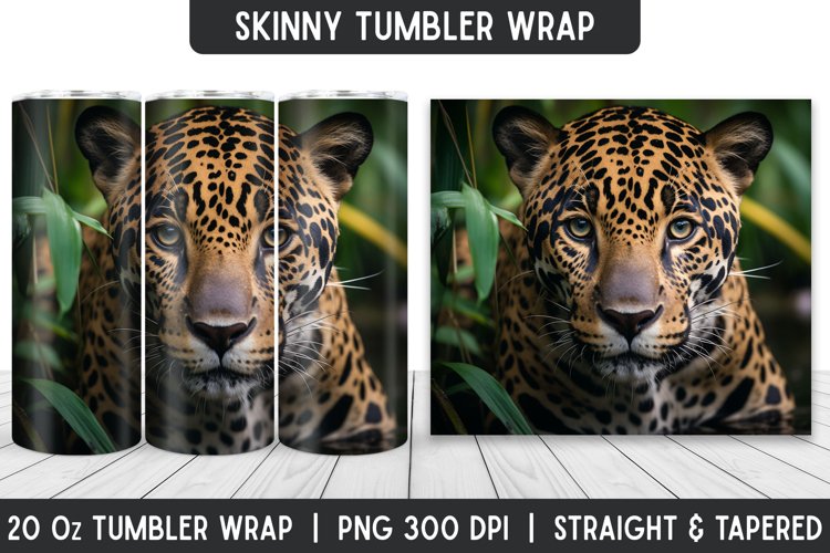 Cheeta Tumbler Wrap | Sublimation Tumbler | Tumblers