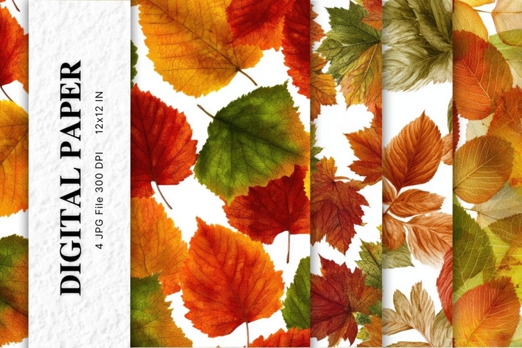Leaf Fall Autumn Background Wallpaper Pattern_1