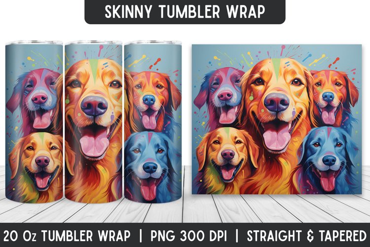Tumbler Sublimation Wrap | 3D Sublimation | Skinny Tumbler