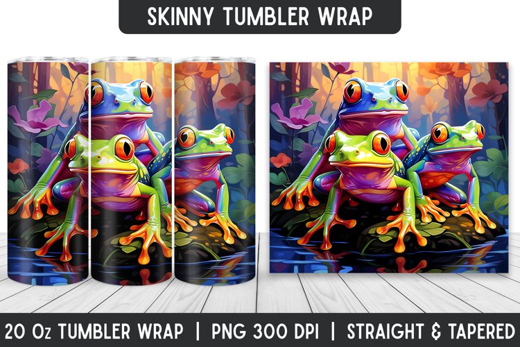 Tumbler Sublimation Wrap | 3D Sublimation | Skinny Tumbler