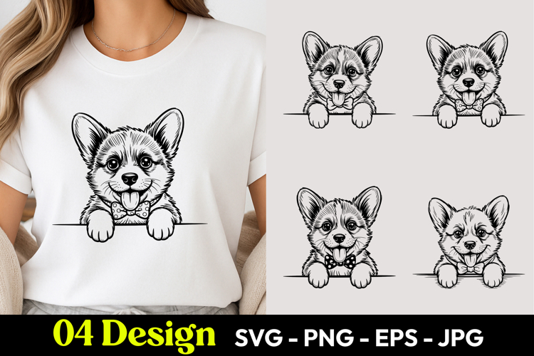 Chihuahua Dog Face SVG PNG