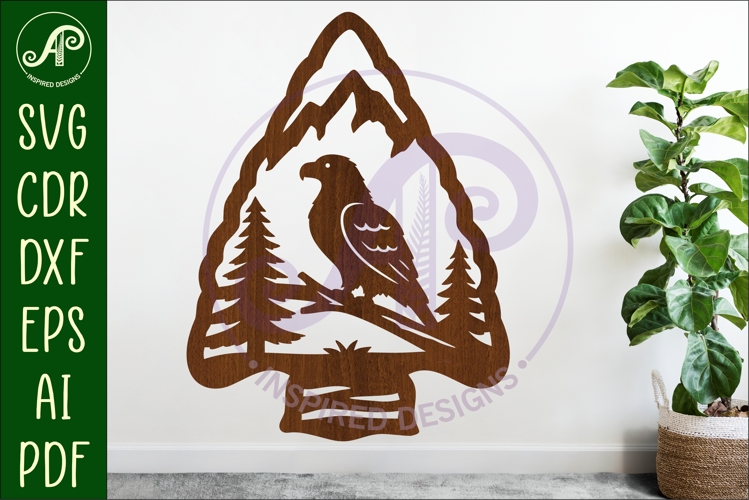 Arrowhead Eagle animal wall sign