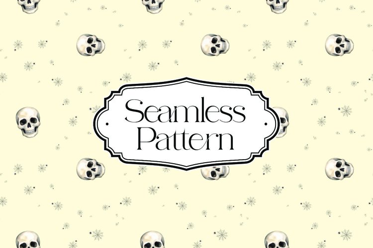 Halloween Seamless Pattern, Digital Paper