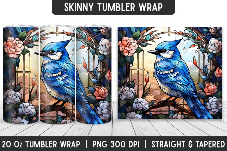 Stained Glass Tumbler Wrap | Sublimation | Tumbler