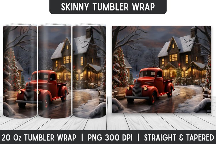 Christmas Tumbler Wrap