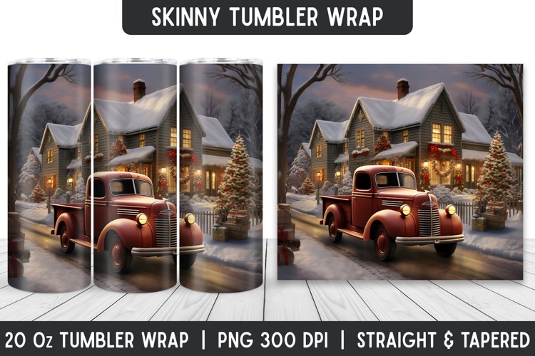 Christmas Tumbler Wrap Image 3