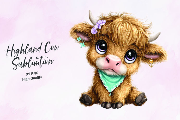 Highland Cow Clipart Image 9