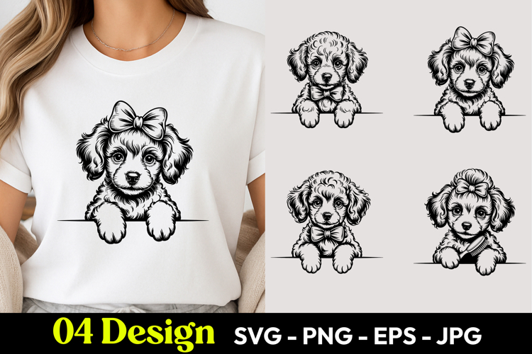 Cute Spaniel Puppy SVG PNG