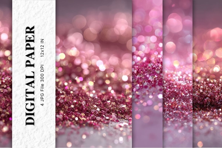 Pink Glitter Background Image 22