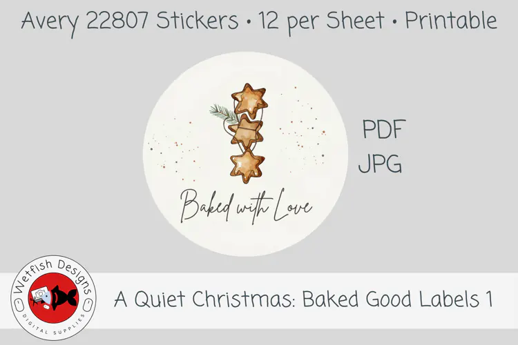 Christmas Baked Goods Printable Labels 1