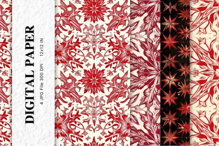 Red Sparkle Background Image 17