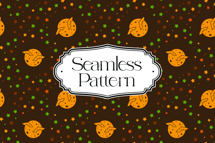 Halloween Seamless Pattern, Digital Paper