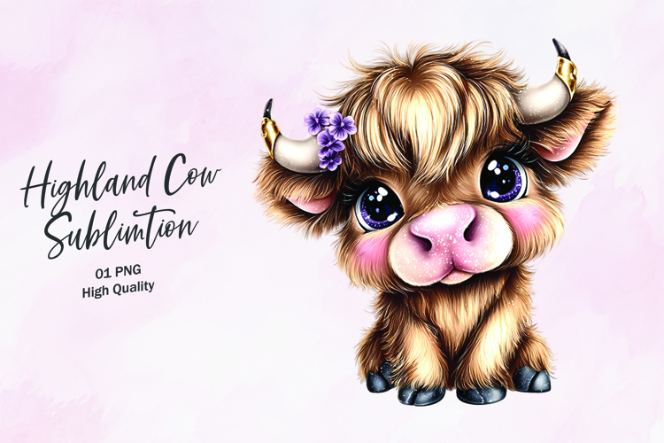 Highland Cow Clipart Image 8
