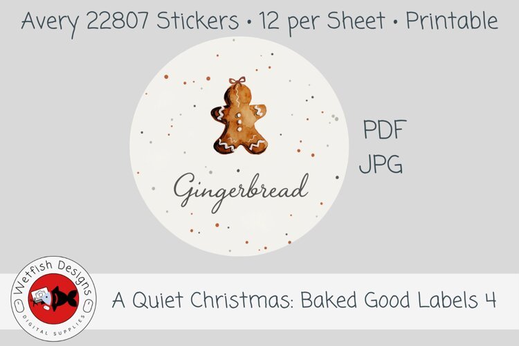Christmas Baked Goods Printable Labels 4 example image 1