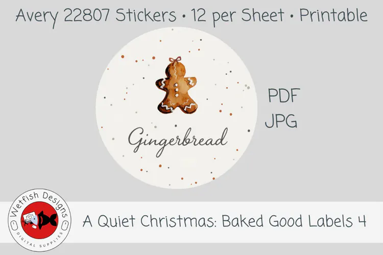Christmas Baked Goods Printable Labels 4