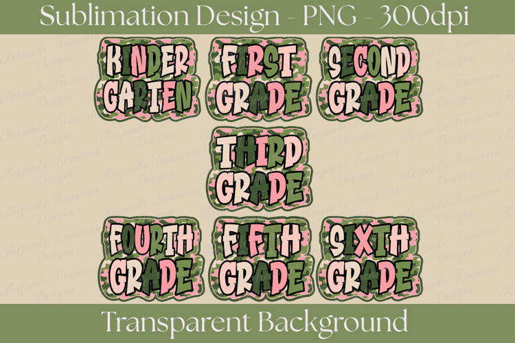 Back To School Grade Level Pink Camo Teacher & Student Shirt