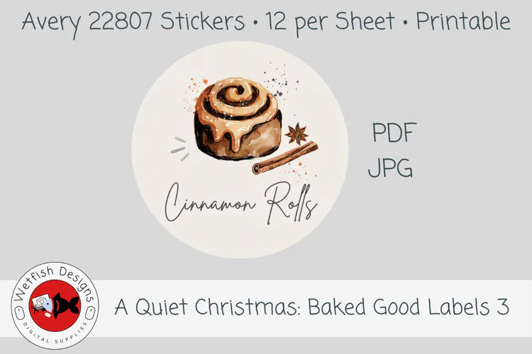 Christmas Baked Goods Printable Labels 3