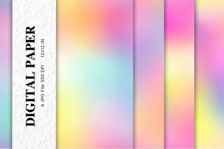 Rainbow Watercolor Background Abstract Pastel Wallpaper _1