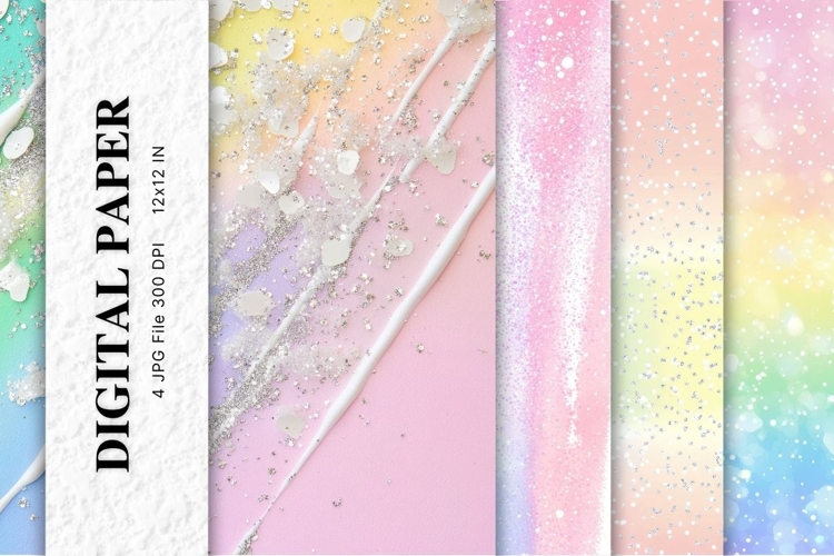 Rainbow Watercolor Background Abstract Pastel Wallpaper _10