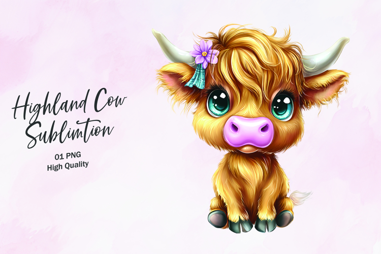 Highland Cow Clipart Image 6