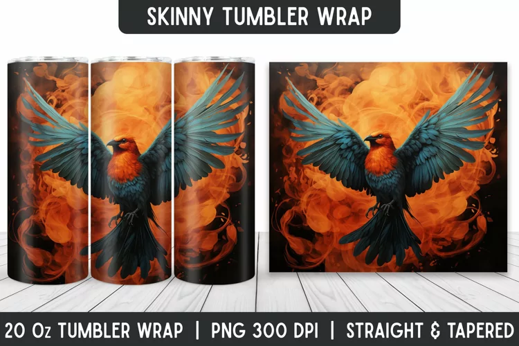 Beautiful Bird Tumbler Wrap | Sublimation Tumbler | Tumblers