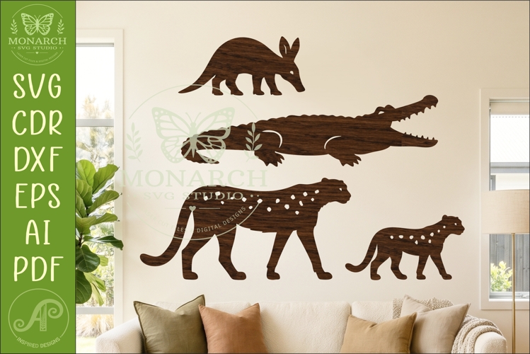 Safari Animal, African Wildlife Silhouettes 7